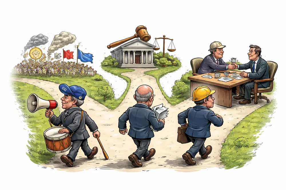 Tres caminos para los líderes sindicales (1)